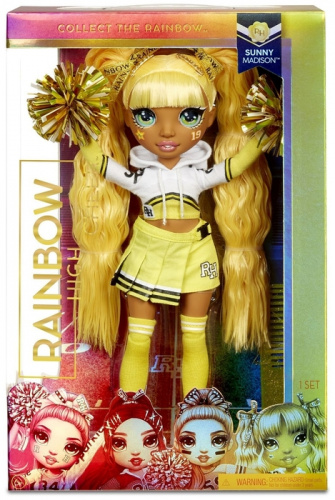 Игрушка Rainbow High Кукла Cheer Doll - Sunny Madison (Yellow) 572053
