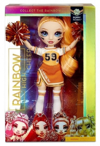 Игрушка Rainbow High Кукла Cheer Doll- Poppy Rowan (Orange) 572046