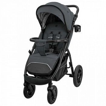 Коляска прогулочная 152943 EPICA XL AIR G1 (т.серый)